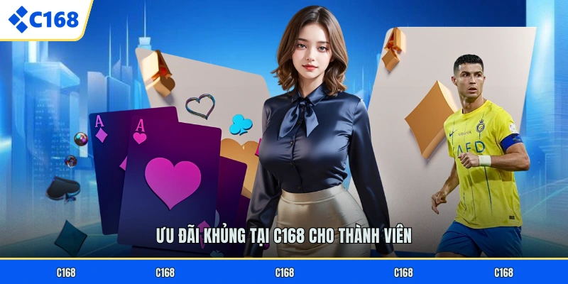Ưu đãi khủng tại C168 cho thành viên